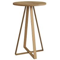 Mesa Lateral Para Sala De Estar 27940 Hanover Dourado Artesano - 1