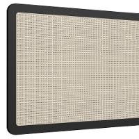 Cabeceira Solteiro E Mesa Cabeceira Palinha 28975 Nero Dourado Artesano - 6