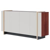 Balcao Buffet 160 Cm Copacabana Dourado Off White Nogueira Real Colibri - 1