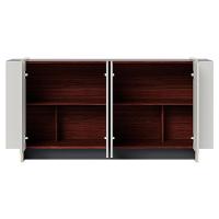 Balcao Buffet 160 Cm Copacabana Dourado Off White Nogueira Real Colibri - 7