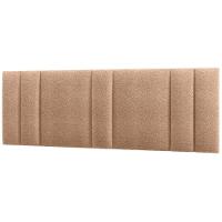 Cabeceira Modulada King 200 Cm Com Led Boucle Bege Vconcept - 1