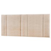 Cabeceira Modulada Casal Queen 160 Cm Com Led Linho Bege Vconcept - 1