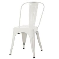 Kit 4 Cadeiras Tolix Iron Titan Anm6671f Anima Office Ferro Pintura Epóxi Branco - 2