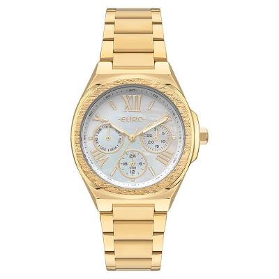 Relógio Euro Feminino Multiglow Dourado - Eu6p79ag-4b