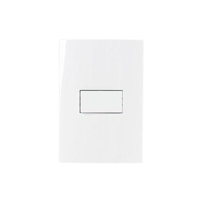 Interruptor Simples Margirius Sleek 10a Com Placa 4x2 Branco Branco