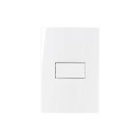 Interruptor Simples Margirius Sleek 10a Com Placa 4x2 Branco Branco - 1