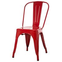 Kit 4 Cadeiras Tolix Iron Titan Anm6671f Anima Office Ferro Pintura Epóxi Vermelho - 2