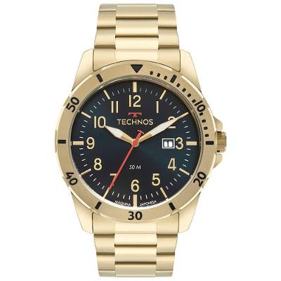 Relógio Technos Masculino Militar Dourado - 2115nbr-1a 2115nbr-1a