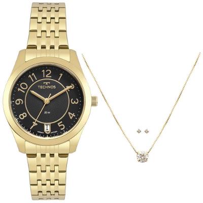Kit Technos Feminino Boutique Dourado - 2115knjs-k4p 2115knjs-k4p