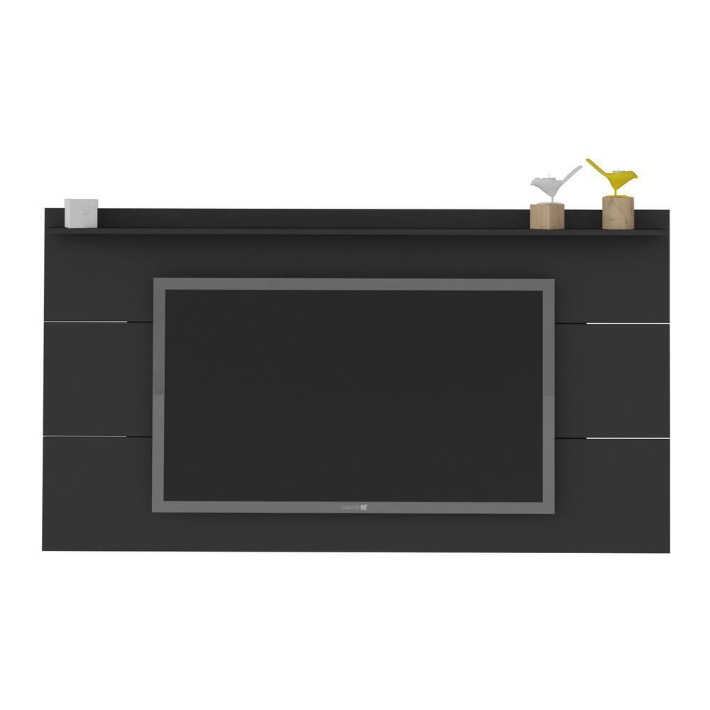 Painel Com Suporte Tv 60" Multimóveis Cr45165 Preto Preto - 8