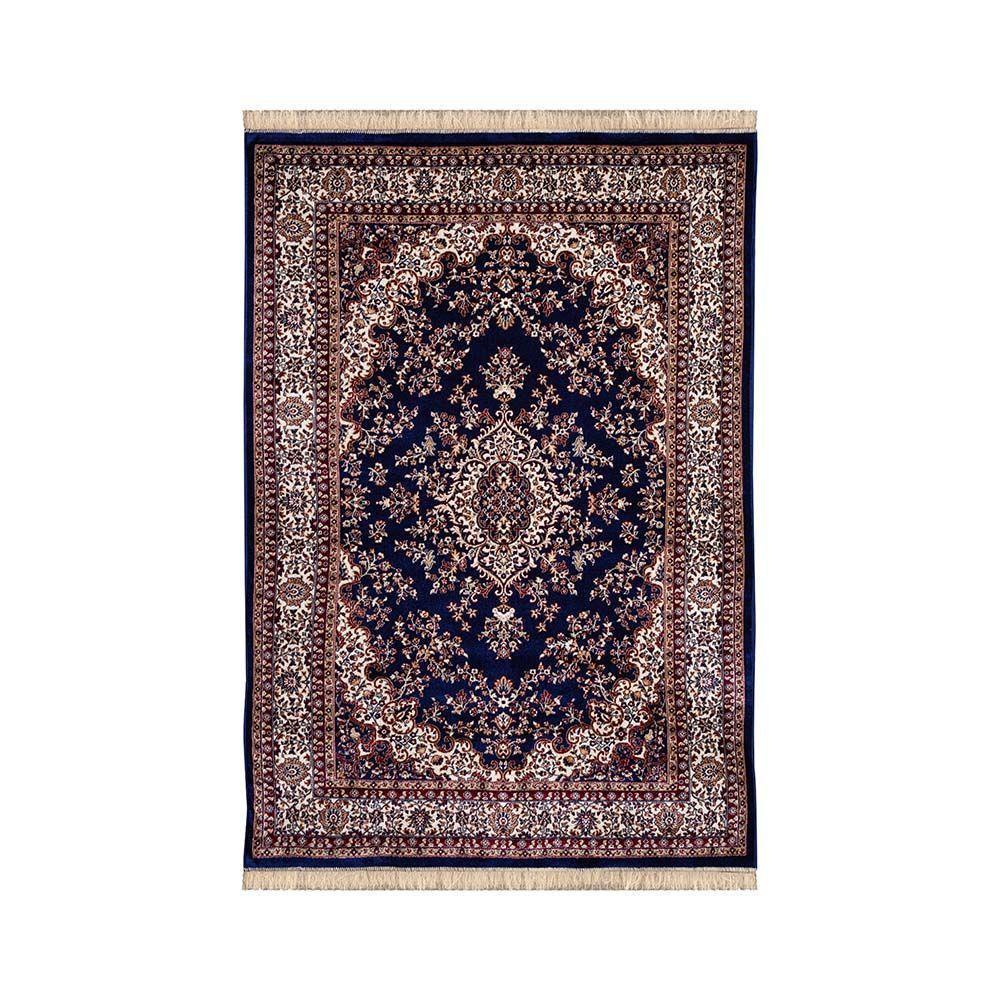 Passadeira Belga Bruxelas 7 Azul 0,66x2,10m - Edantex - 1