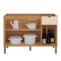 Balcao Para Pia 120 Cm Mdf Vert Plus Freijo Soft Ktp - 6