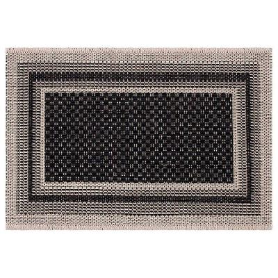 Capacho Sisal Eco-nature Moldura 77 Bege-chumbo 0,40x0,60m