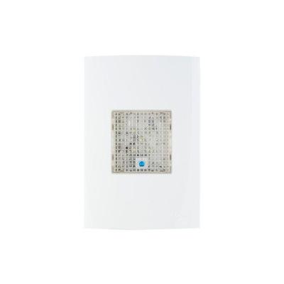 Luz De Emergência Margirius Clean-sleek 5 Leds Premium Com Placa 4x2 Branca