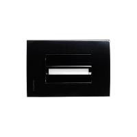 Balizador Horizontal Margirius Sleek Com Placa 4x2 Preto Ebony 6000k - Luz Branca Bivolt - 1
