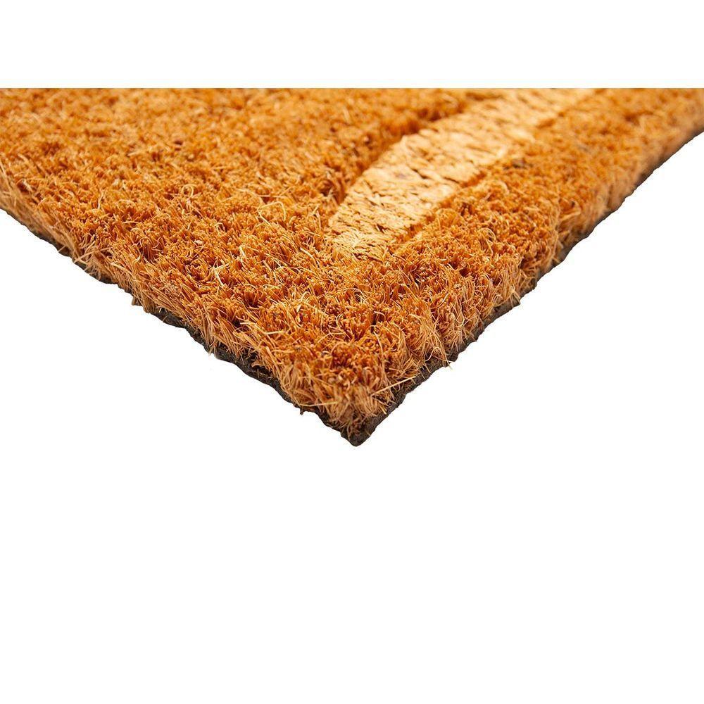 Capacho Fibra De Coco Ruby 21 Bege-preto 0,33x0,60m - 2