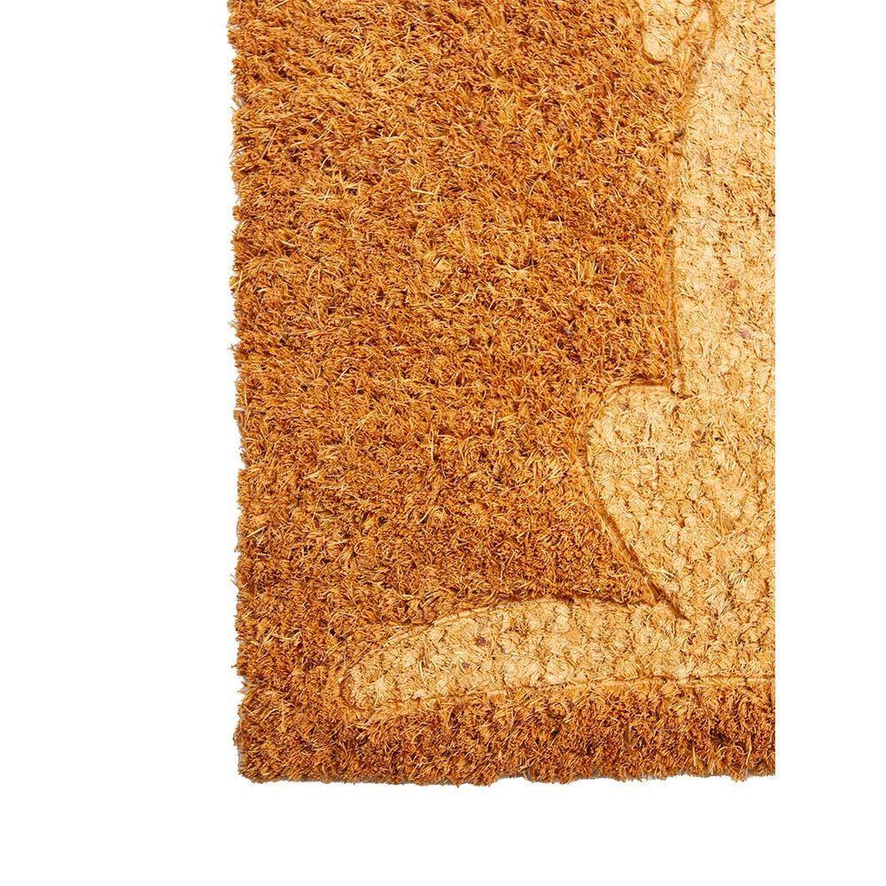 Capacho Fibra De Coco Ruby 21 Bege-preto 0,33x0,60m - 3