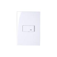 Interruptor Simples Com Luz Margirius Sleek 10a Com Placa 4x2 Branco - 1