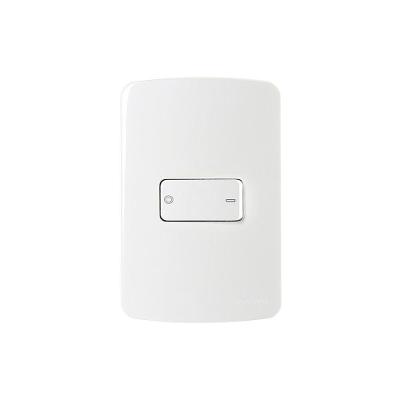 Interruptor Bipolar Simples Margirius B3 25a Com Placa 4x2 Branco