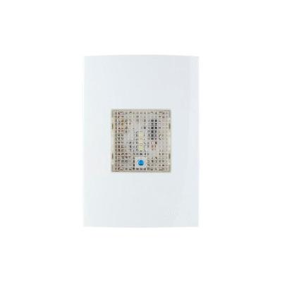 Luz De Emergência Margirius Clean-sleek 3 Leds Standard Com Placa 4x2 Branco