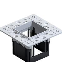 Moldura No-frame Nordecor 6680 Para 1 Módulo Tap Branco - 2