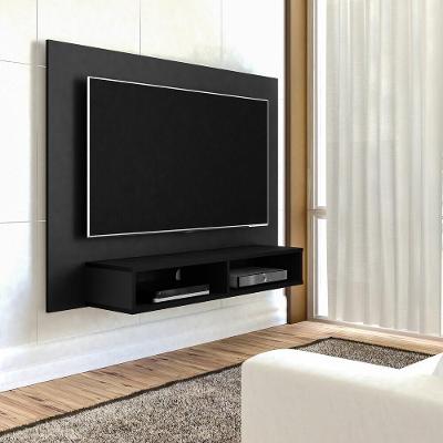 Painel Com Suporte Tv 50" Multimóveis Cr45158 Preto Preto