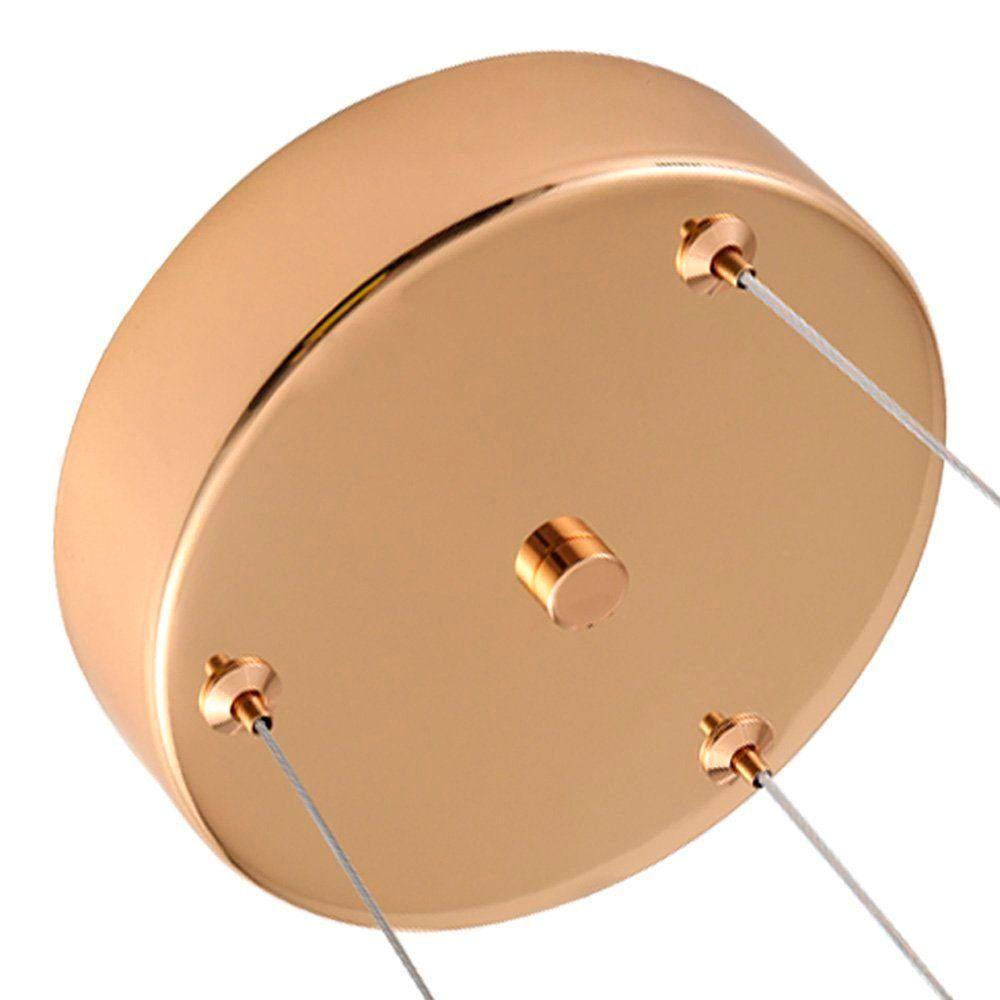 Lustre Pendente Nordecor Dalen 2960 80cm Ouro Brilho Bivolt Dourado - 7