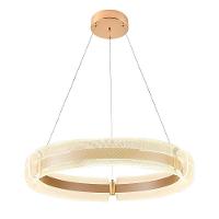 Lustre Pendente Nordecor Dalen 2960 80cm Ouro Brilho Bivolt Dourado - 5