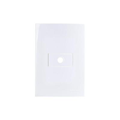 Saída De Fio Margirius Sleek Com Placa 4x2 Branca