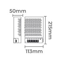Fonte De Alimentação Chaveada Nordecor Com Cooler 12v 42a - 500w Bivolt única - 2