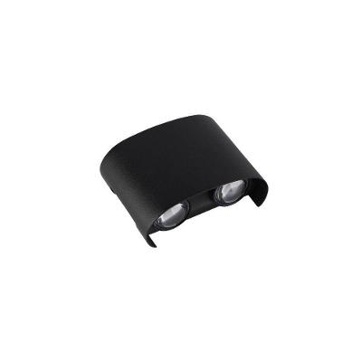 Arandela Nordecor Yori 2 4w Led Bivolt Preto 3000k