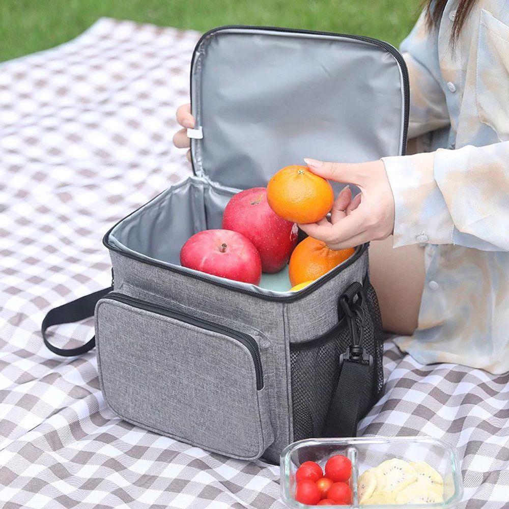 Bolsa Térmica Marmita Com Alça - Preta - 5