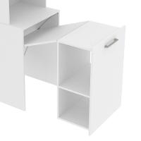 Armário Retrátil Com Bancada Branco - 6