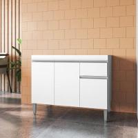 Balcão Para Cozinha 2 Portas Forks Branco - 1