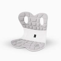 Almofada De Apoio Lombar Cadeira Correção De Coluna M - Cinza - 1