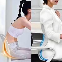 Almofada De Apoio Lombar Cadeira Correção De Coluna M - Cinza - 7