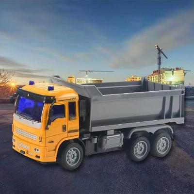 Caminhao Controle Remoto Carrinho Cacamba Basculante Carro Construcao Didatico Infantil Led