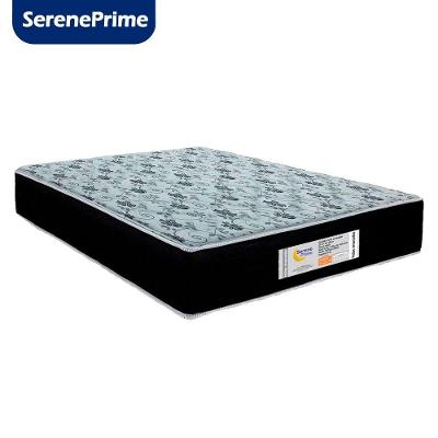 Cama Box Queen Bipartido Sintético + Colchão Molas Ensacadas Sereneprime Sonnolux 158x198x65 Cinza