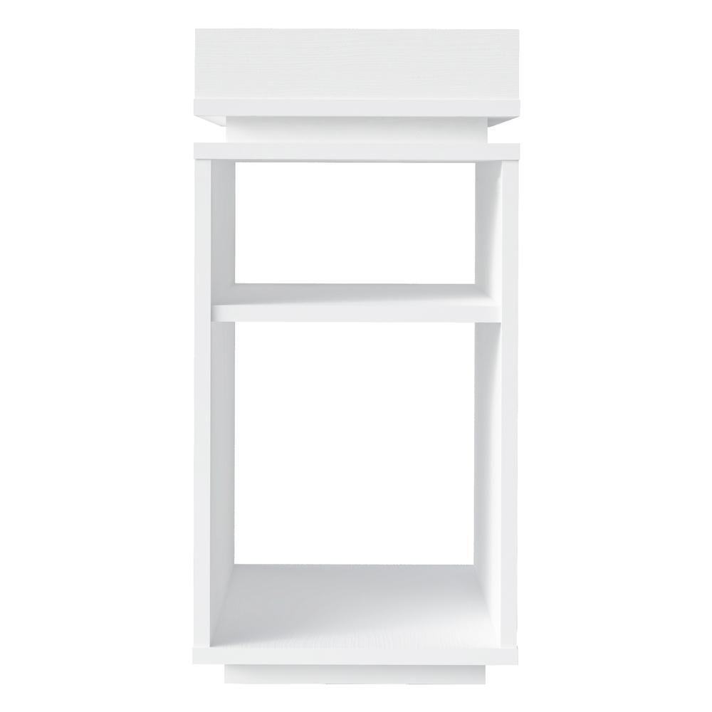 Mesa Lateral 30Cm Com Bandeja Multimóveis Cr45132 Branca Branco - 2