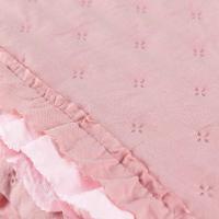 Kit Cobre Leito Colcha Vitta Queen Matelado C/ Babadinhos 200 Fios 3 Peças Rosa - 100% Poliéster - 6