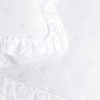 Kit Cobre Leito Colcha Vitta Casal Padrão Matelado C/ Babadinhos 200 Fios 3 Peças Branco - 100% Poliéster - 5