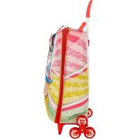 Mala Infantil 3+ Pré Escola Creche Menina Branca De Neve 3d Com Rodinhas Multicolorida - 3
