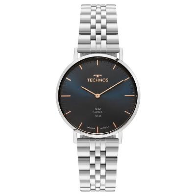 Relógio Technos Masculino Slim Prata - 2025luh-1a