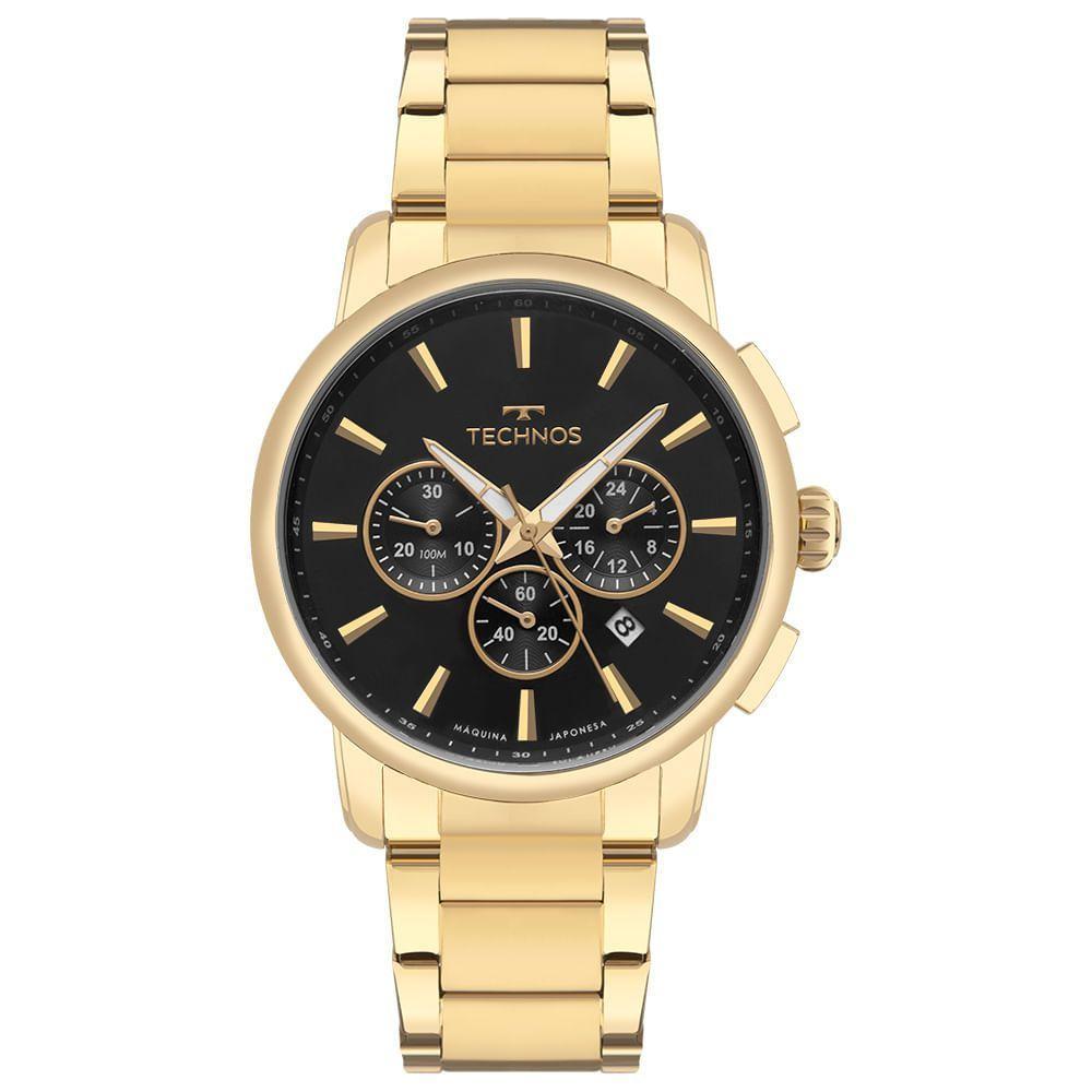 Relógio Technos Masculino Grandtech Dourado - Js15eoa-1p - 1