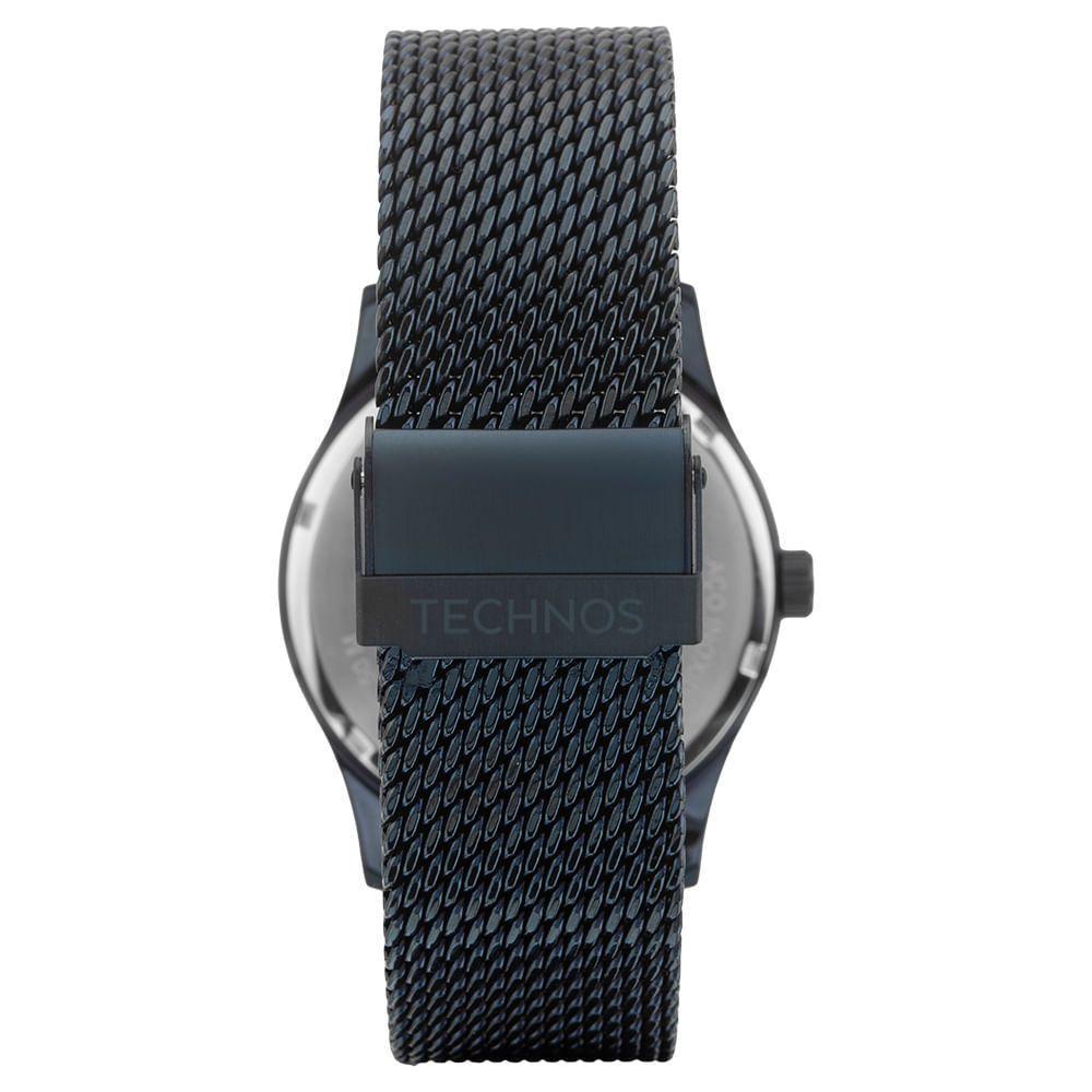 Relógio Technos Masculino Steel Azul - 2115ubn-1f - 3