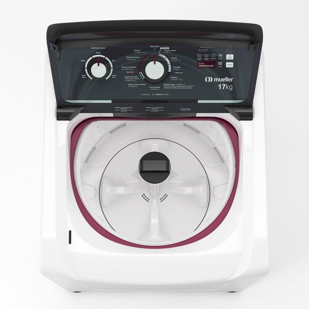 Máquina De Lavar Mueller 17kg, Com Ultracentrifugação Mla17 Branco 110V - 3