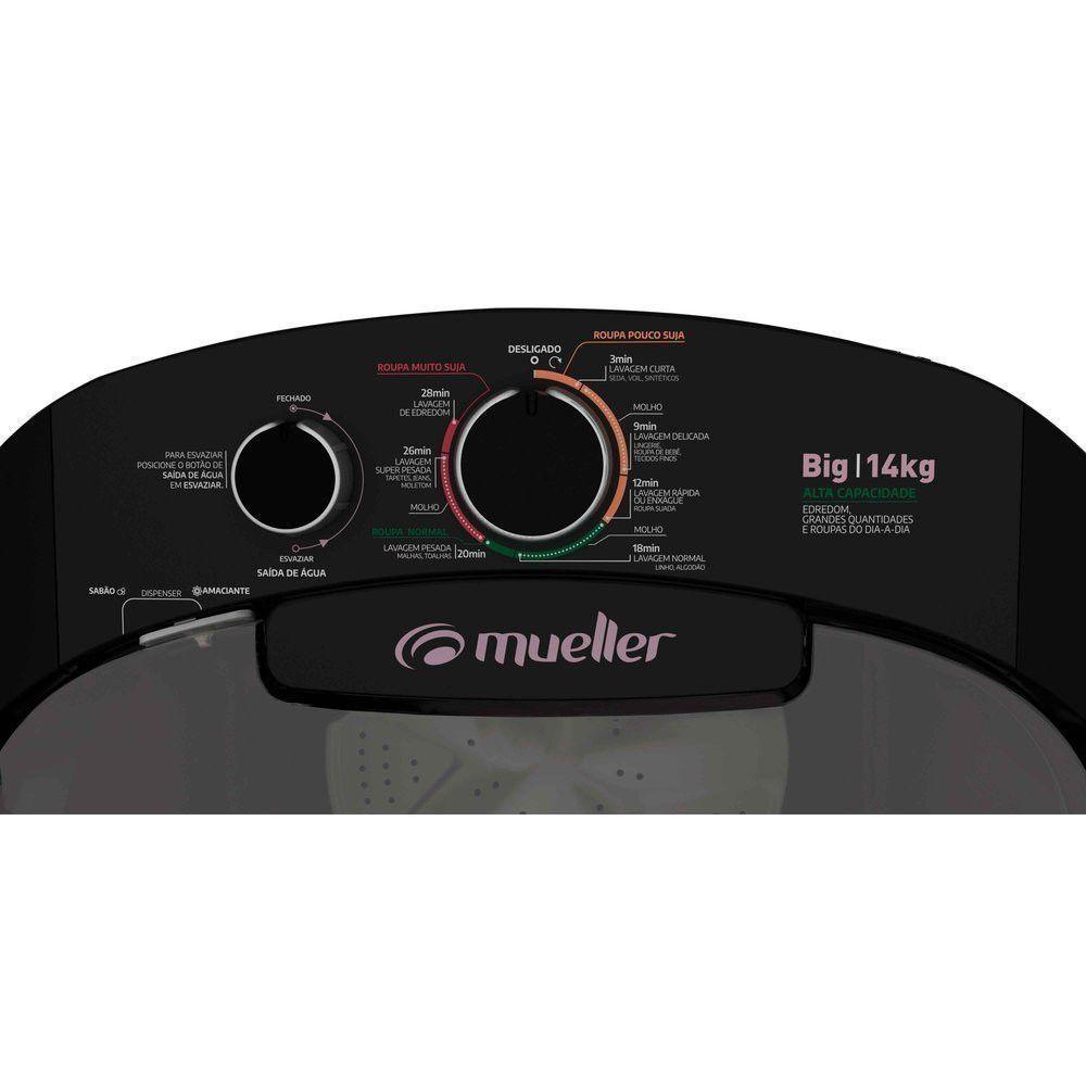 Lavadora De Roupas 14 Kg Big 60.0058 Mueller Preto 110V - 8