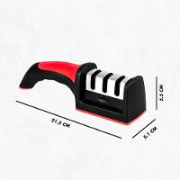 Afiador Amolador De Facas 3 Opções De Afiar Profissional - 8