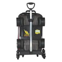 Mala Infantil 3+ Pré Escola Creche Menino Turbo Max 3d Com Rodinhas Cor Vermelha - 3