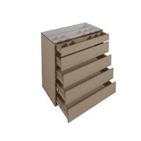 Comôda Para Quarto 5 Gavetas United Fendi - 2